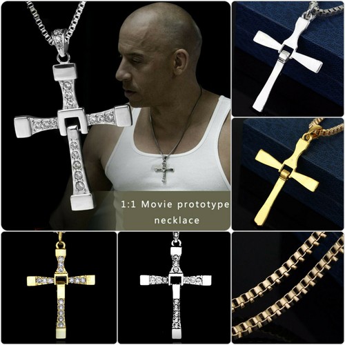 Halskette mit kreuz - halskette,