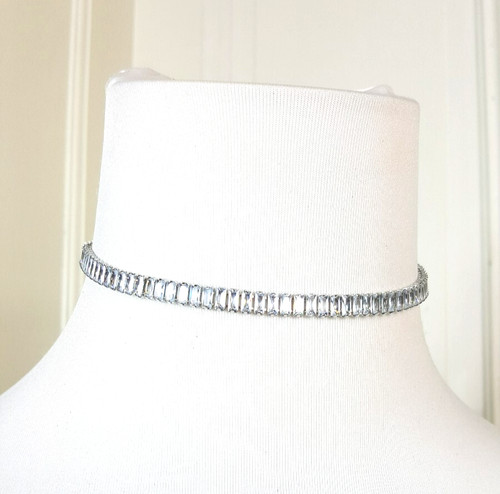 Choker strass silber - choker,