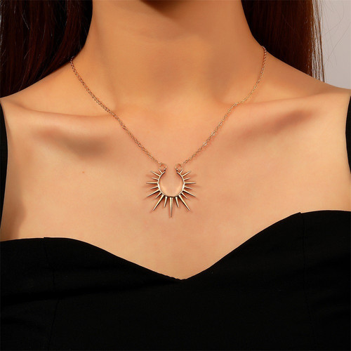 Damen halskette sonne - halskette,