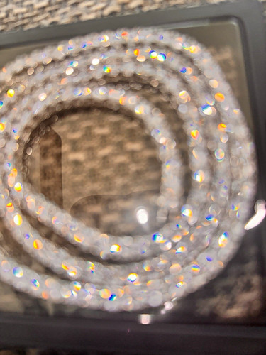 Tennis-Strass-Halskette