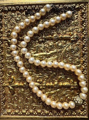 Vintage perlenkette - vintage,