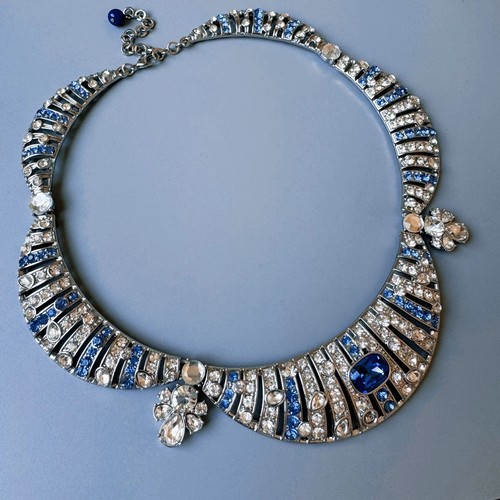 Vintage halskette mit blauen - mit,