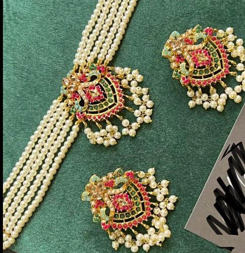 Bollywood schmuckset perlen - , &