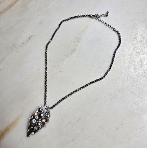 Elegante statement kette mit - statement-kette,