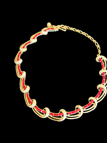 Vintage halskette mit - vintage,
