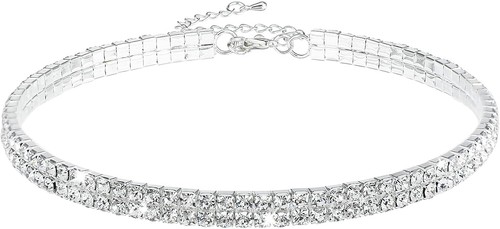 Yolev strass choker - choker, halsband