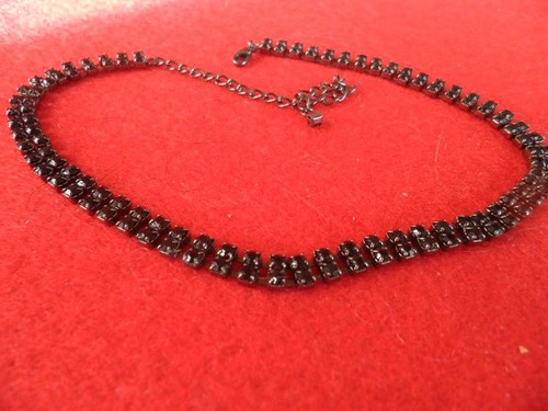 Collier halskette schwarz - collier,, halskette,