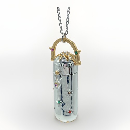 Medaillon kette edelstahl - medaillon,