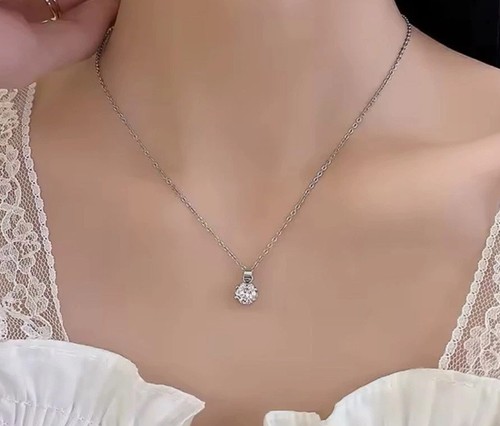Halskette mit zirkonia - halskette,