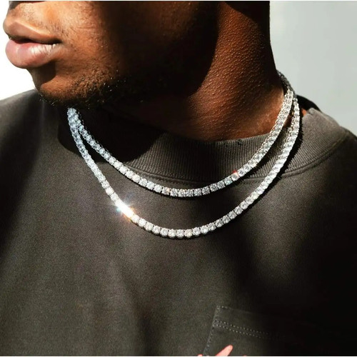 4mm iced out tennis - 4mm,