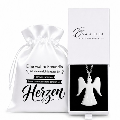 Kette mit gravur freundin - kette,