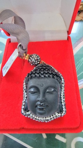 Halskette mit buddha kopf - halskette, buddha-kopf