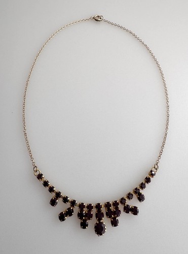 Halskette collier goldfarben - halskette,
