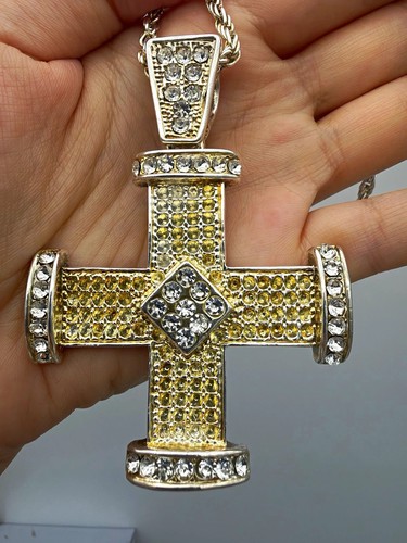 Vintage kreuz kette mit - kette,