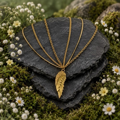 Glam statement kette gold 4er - kette,