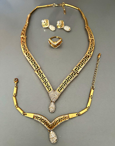 Schmuckset gold halskette - gold:,