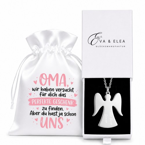 Kette mit gravur oma - kette,