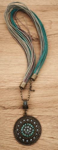 Boho ethno halskette mit - ethno,