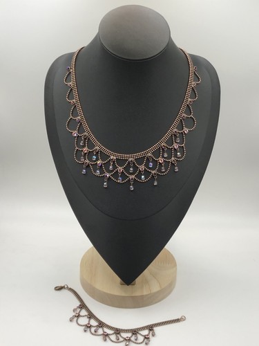 Choker halskette armband set - &,