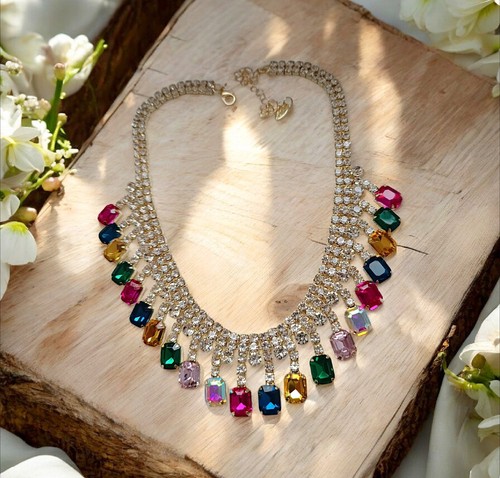 Kette strass quadratisch - strass,