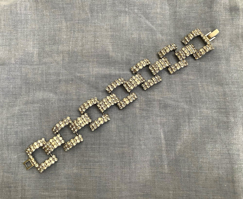 Silberfarbenes gliederarmband - silberfarbenes,