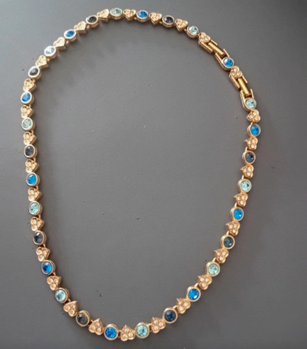 Swarovski halskette goldfarben - halskette,