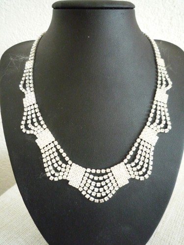 Strass kette collier - strass,