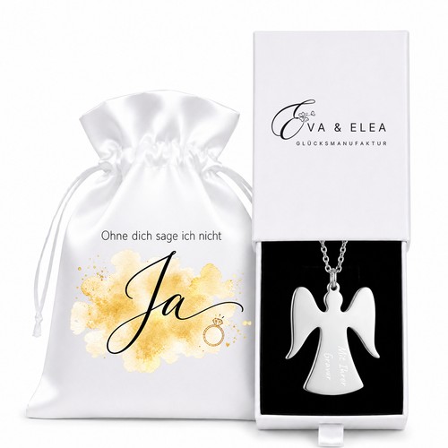 Kette mit gravur hochzeit - mit,