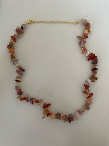 Kette strass mehrfarbig - kette,