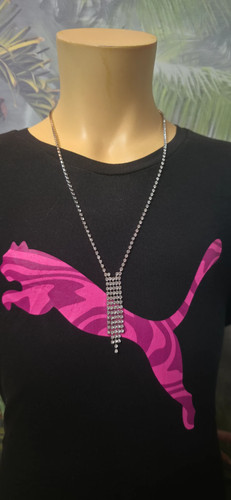Strass kette silber damen - strass,