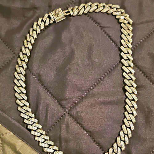 Silber cuban halskette - cuban,
