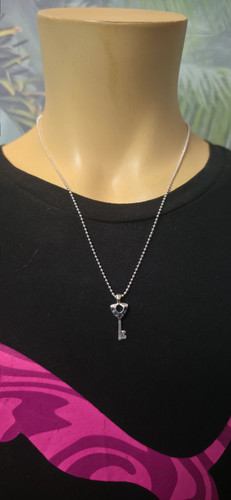Kette silber schlüssel - silber,