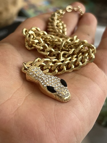 Statement kette schlangenkopf - statement,